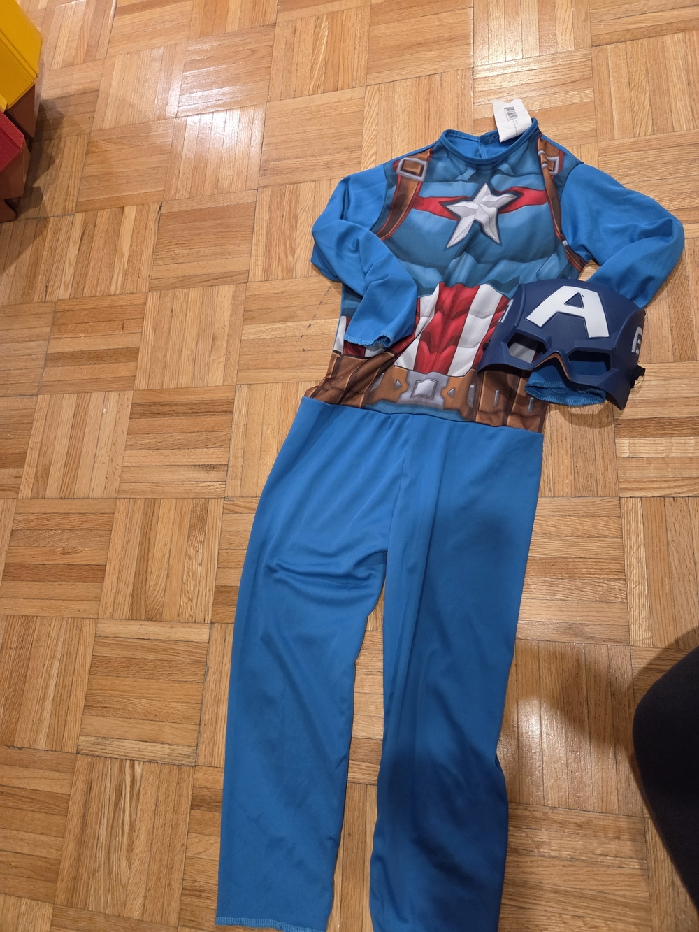 Marvel Captain America Boys Small Blue & Red Costume
